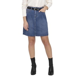 ONLY Women's Onlwonder Hw DNM Skirt PIM Noos Denim Skirt, Medium blue (medium blue denim)