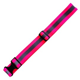 A-SAFETY 7 Color Reflective Taski Belt, High Intensity Reflective, Buckle Included, Reflective Taski, Pink