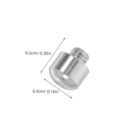 SAFIGLE 8pcs Hair Scissor Mufflers: Metal Silencers For Hair Cutting Shears Barber Shop Accessories - Scissor Bumpers Reduce Noise Pet Grooming Essential