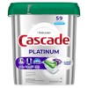 Cascade Cascade Platinum + Oxi Dishwasher Pods, Dishwasher Detergent, Dish