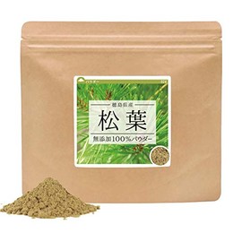 Health & Wild Grass Tea Center, Pine Needles, Made in Japan, Additive-free, 100% Pine Needles, Powder, Health Tea, 4.2 oz (120 g)