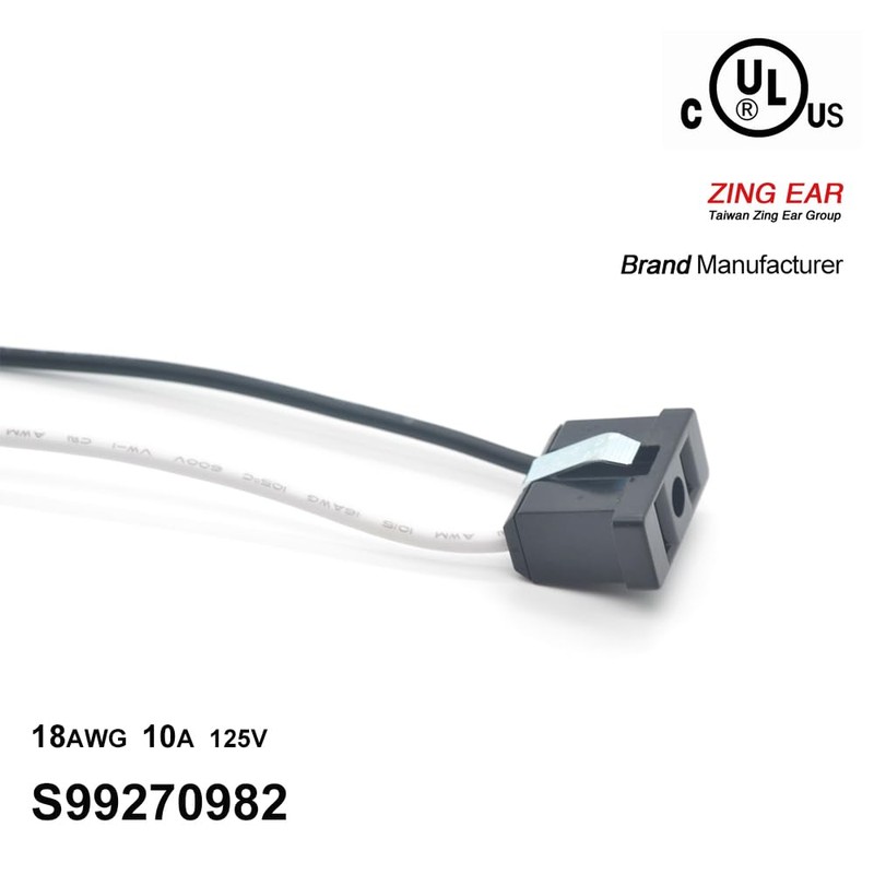 Ysawa S99270982 for Broan Exhaust Fan Receptacle,10A,125V,18AWG (1 PACK)