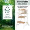 COSYLAND Toddler Standing Tower - Adjustable Height Toddler Kitchen Stool