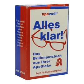 BRILLENPUTZTÜCHER Alles Klar Pack of 10
