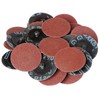 Hiqalty 100Pcs 2" inch Sanding Disc Roll Lock R-Type Sandpaper