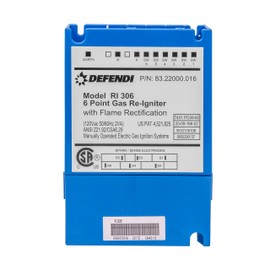 Defendi RI 306 6 Point Gas Re-Igniter With Flame Rectification 83.22000.016