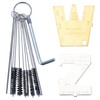 AUMEL Metering Lever Adjustment Tool with Carburetor Cleaning Brush Kit