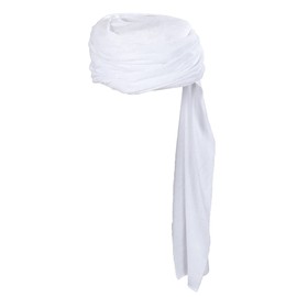 Widmann 01128 - Kopfbedeckung Weißer Turban, Araber, Scheich, Hut, Kostüm, Accessoire, Karneval, Mottoparty