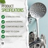AKH® Stainless Steel Skimmer Spoon | 32CM / 12.6" |