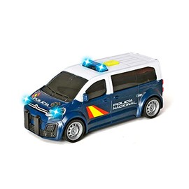Dickie Toys Police National Police Van Citroen Space Tourer on Friction, Light and Sound, Doors Open (203712027SI2), FURGON 15 cm