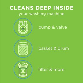 Affresh Affresh Washing Machine Cleaner, Cleans Front Load and Top Load Washers, Including HE, 5 Tablets