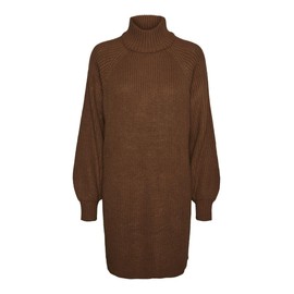Noisy may Women's Nmtimmy L/S Knit Dress Noos Dress, Partridge/