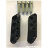 DK Custom Products Passenger Floorboard Relocator FB16 Harley Baggers &