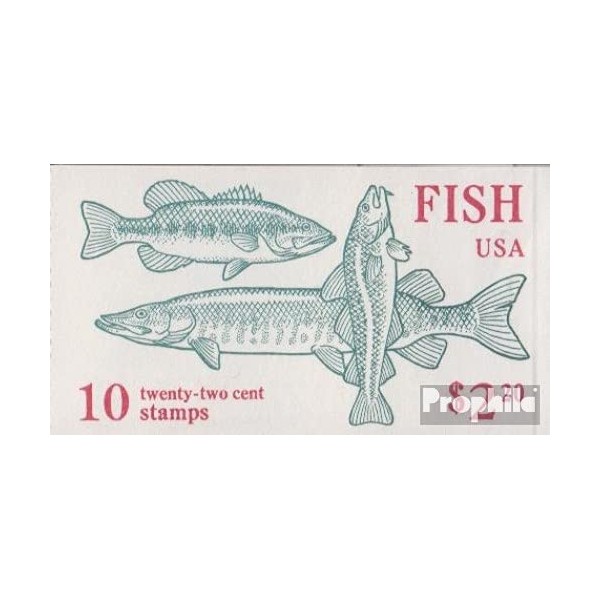 Prophila Collection USA MH114 (complete edition) 1986 fish (stamps for