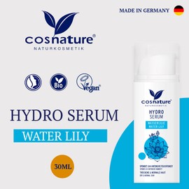 Cosnature Hydro Serum Water Lily 30 ml With 24 H Moisturising Formula