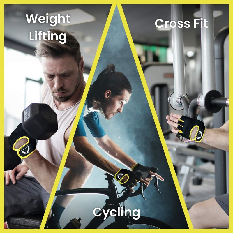 AFFINITY Gym Gloves | Breathable | Non Slip | Padded