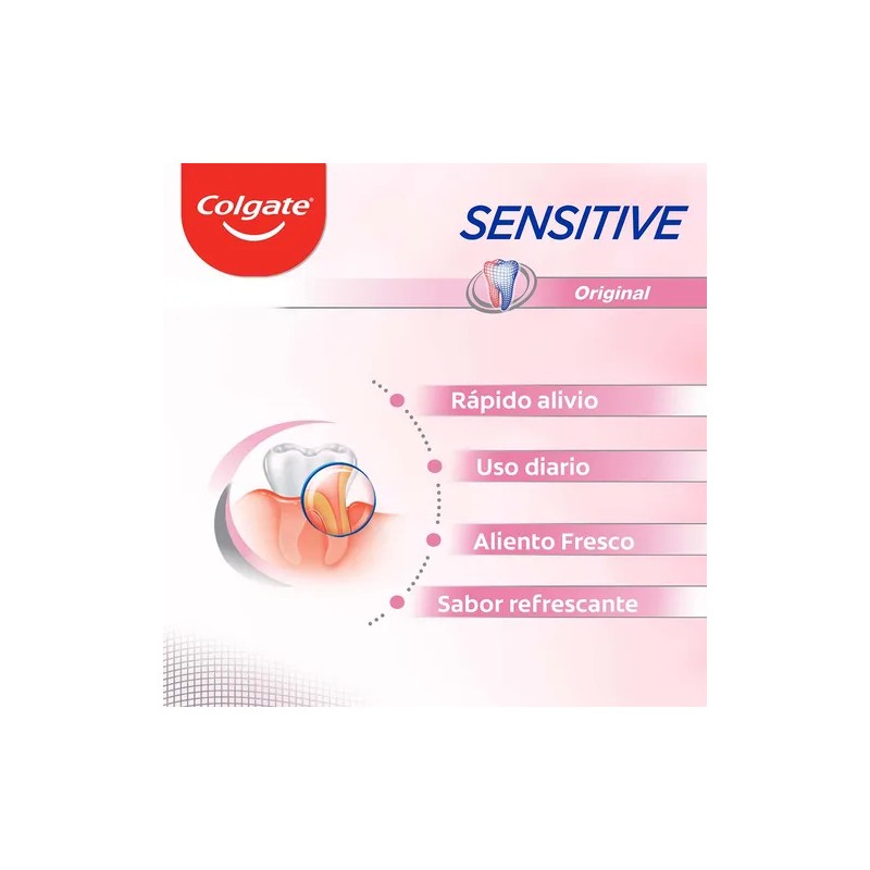 Pasta Dental Colgate Sensitive Original con Flúor 74 ml