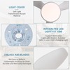 Sofucor 47 Inch Ceiling Fan with Lights and Remote Modern