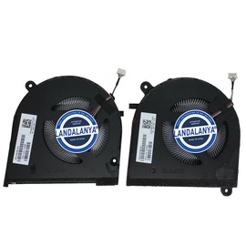 LANDALANYA New Laptop CPU+GPU Cooling Fan for HP Spectre x360 16 INCH 2-in-1 16-F 16T-F 16-F1013DX 16-F0023DX 16-f0013dx Series M83462-001 7J23A0 7J23B0 DFS5K22B05673P FNS7 DFS5K22B05673Q FNS8 Fan