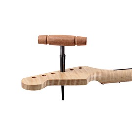 Ogdni Tapered Reamer Wood Hand Held Reamer T Handle Tapered 4 Fluted Chamfer Reaming Guitar Woodworker Cutting Tool