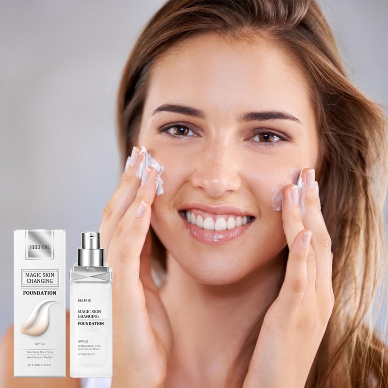 Pack of 2 Colour-Changing Foundation for Mature Skin Foundation Colour
