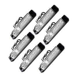 Gatuida 6Pcs Boat Navigation Lights Leds Interior Lights Energy Saving for Kayak and Boat Safety Low Power Consumption Bright Visibility