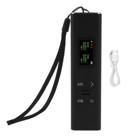 Portable Air Quality Detector Highly Accurate Home Portable HCHO Detector Handheld Air Quality Detector Black