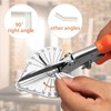 Nityunn Multi-Angle Mitre Scissors, 45-135 Degree Cutting Tool, Multifunctional Cable