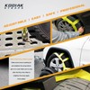 KODIAK STRAPS Adjustable Wheel Net Tow Basket Straps with Swivel