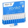 Voniko Voniko - Premium Grade AAA Batteries - 24 Pack