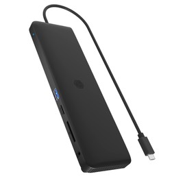 ICY BOX USB-C Docking Station (11-in-1) for 3 Monitors (2X HDMI & 1x DP), 4K 60Hz, 4X USB 3.0 HUB, 100W PD, Gigabit Ethernet, Card Reader, IB-DK2116-C