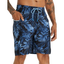 APTRO Men's Swim Trunks with Compression Liner Bathing Suit Quick Dry Swim Shorts MP282 S