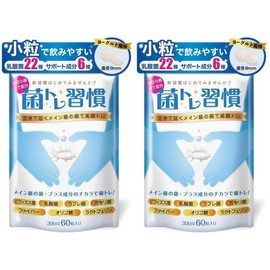 Kintore Shukan Lactobacillus Bifidobacterium Lactoferrin Oligosaccharide Inulin Tablets 60 Tablets 2 / 킨토레 슈칸 유산균 비피더스균 락토페린 올리고당 이눌린 정 60정 2개