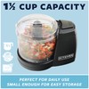 Kitchen Selectives Mini Chopper by Select Brands - Mini Electric