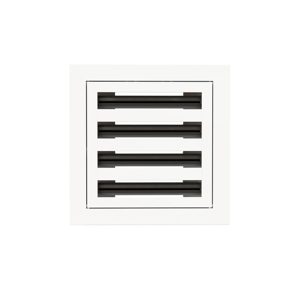8x8 Modern Design AC Grille - Aluminum White - Air