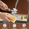 Stainless Steel Meat Chopper Masher, 6 Blade Ground Beef Chopper