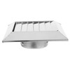 Tofficu Stainless Steel Round Wall Vent Cover with Adjustable Louvers