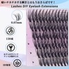 MAEXUS False Eyelashes, 120 Bundles Partial False Eyelashes, Dense False