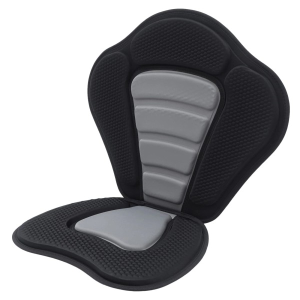 Eapmic with Back Support for Sit On TopAdjustable Cushioned Seat