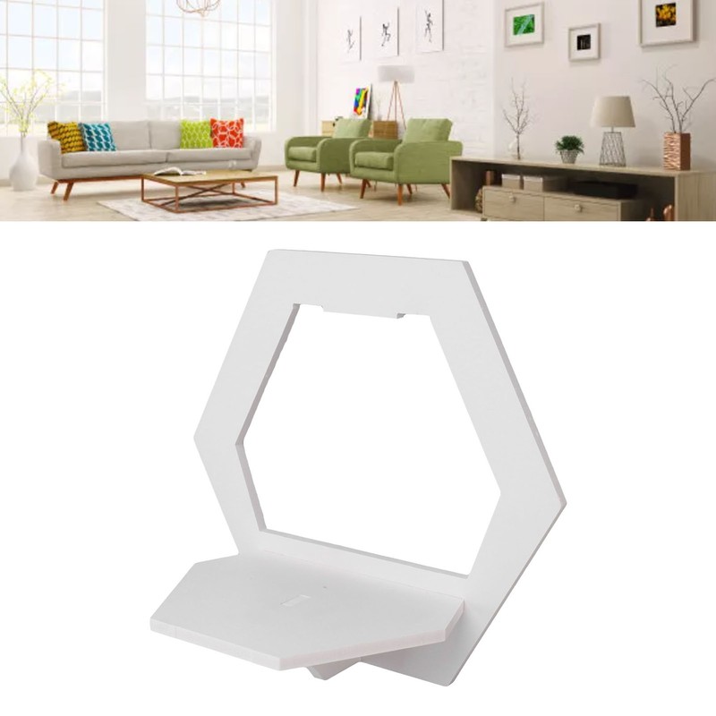 3Pcs Hex Floating Shelf PVC Modern Simple Fine Appearance Floating