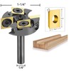 SpeTool 1/4 Inch Shank Surfacing Router Bit Spoilboard Planing 1-1/4"
