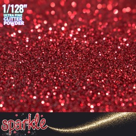 Metallic Ultra Fine Glitter Powder 7.41Oz/210g Holographic Resin Glitter PET Flakes Crafts Sequins Epoxy Chips Flakes for Tumblers Slime Making (Wine Red)