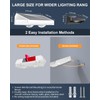 Solar Fence Lights Outdoor ,3000/4500/6000K 13 Mode, 16 Pack Fence