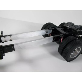 Tamiya Aluminum 4 7/8 inch Frame Extension Rail Tamiya RC 1/14 King Grand Knight Hauler