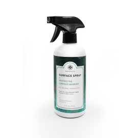 DERMAGLOVE SURFACE SPRAY Organics meets science spray purifies unsafe surfaces in seconds, airplane seats, public toilets, gym, etc. Immediate layer of protection, rosemary, clove infused, 16 oz