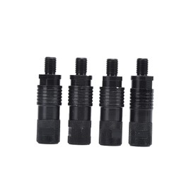 VGEBY Fishing Rod Bite Alarm Rod Holder, 4 Pieces Fishing Carp Fishing Alarms and Rod Pod Bank Sticks Accessories Male Quick Connection Garden Hose Fittings