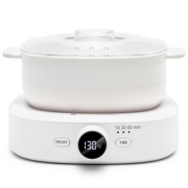 Rio Go Smooth Hair Removal Wax Heater with Easy Clean Silicon Wax Bowl, Digital Temperature Control, Lid, Suitable for All Wax Types