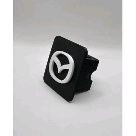 3D Printed Mazda White Tow Hitch Cover/Plug/Cap for 2" Receivers