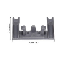 MECCANIXITY 4set W10250160 Dishwasher Rack Adjuster Arm Clip-lock Replacement Part Stable Durable Exact Fit for PS11751100 WPW10250160