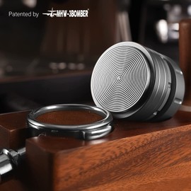 CrossCreek 58mm Espresso Tamper | Adjustable Depth Fits All 58mm Espresso Portafilter | Breville/Rancilio/La Marzocco/etc. | Built-In-Spring SUS304 Coffee Tamper | Espresso Machine Accessories